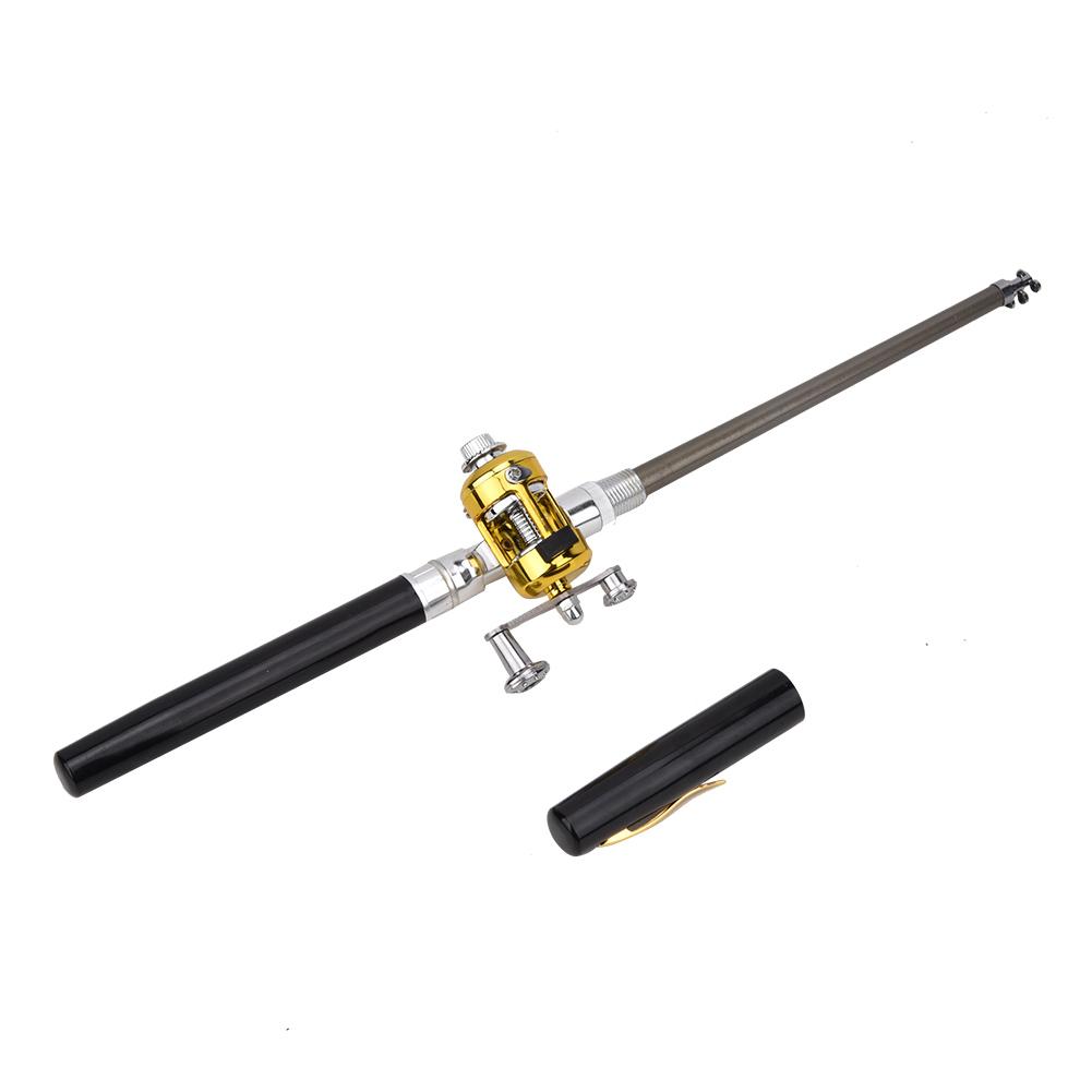 Portable Aluminium Alloy Fishing Pole Reel Set Lightweight Fishers Tackle Accessory