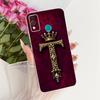 For Honor 9X Lite Case Clear Luxury A-Z Letters Fashion Crown 2D Painted Soft Casing For Honor JSN-L21 JSN-L22 JSN-L23