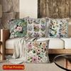 2D Vintage Floral Embossed Style Throw Pillow Covers Pattern Cushion Cover Suitable For Sofa Bedroom Car Pillow Cover