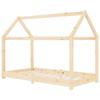 VidaXL Cadre de Lit d'enfant Lit Cabane d'enfant Structure de Lit pour Enfants Chambre d'enfant Maison Intérieur 70x140 cm 283346