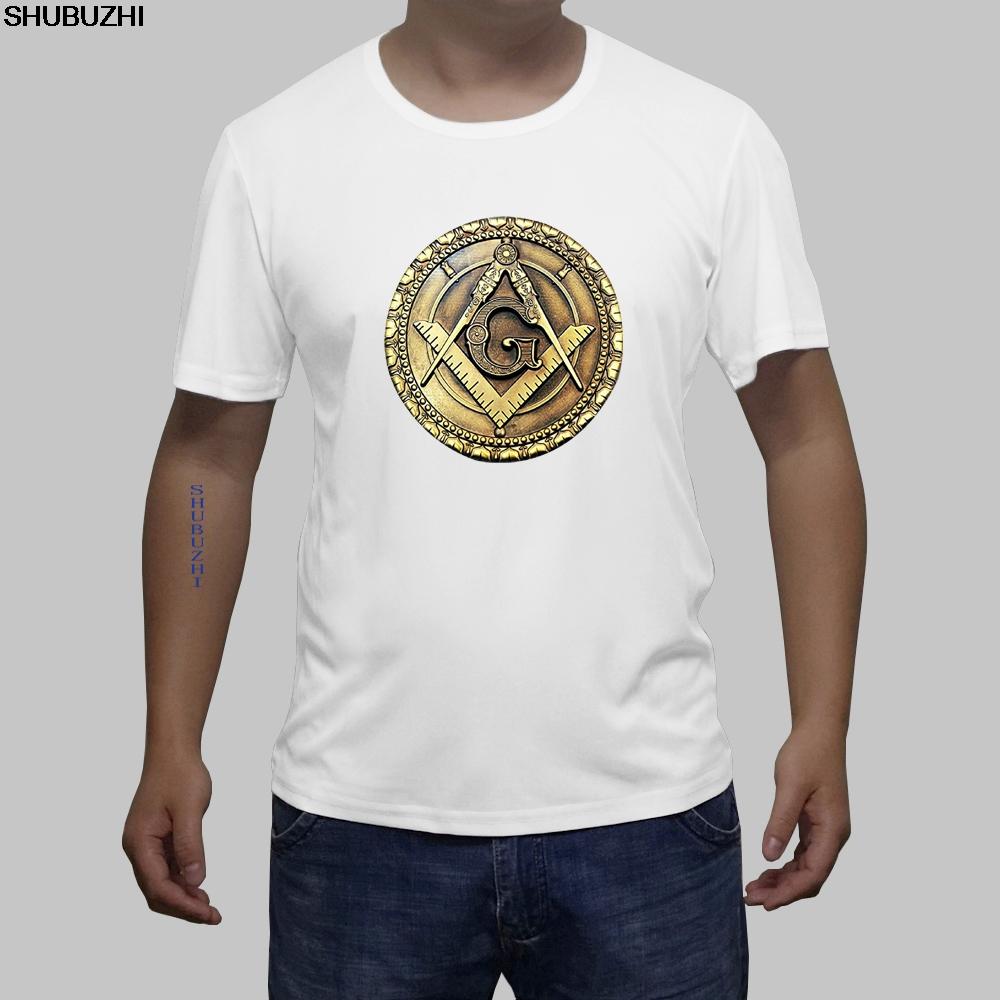Hiramattire Masonic Tshirt Freemason Apparel Short Sleeve Fit White 2b1ask1 Badge Men Casual Short Sleeve T Shirts Sbz4614