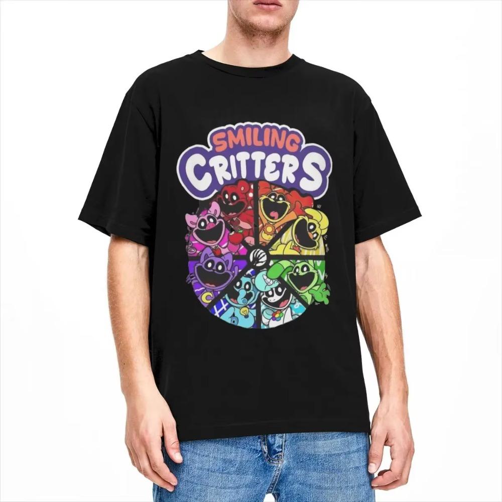 Smiling Critters for Men Women T Shirts Catnap Dogday Accessories Fashion Tee Shirt T-Shirt  Birthday Gift Clothes