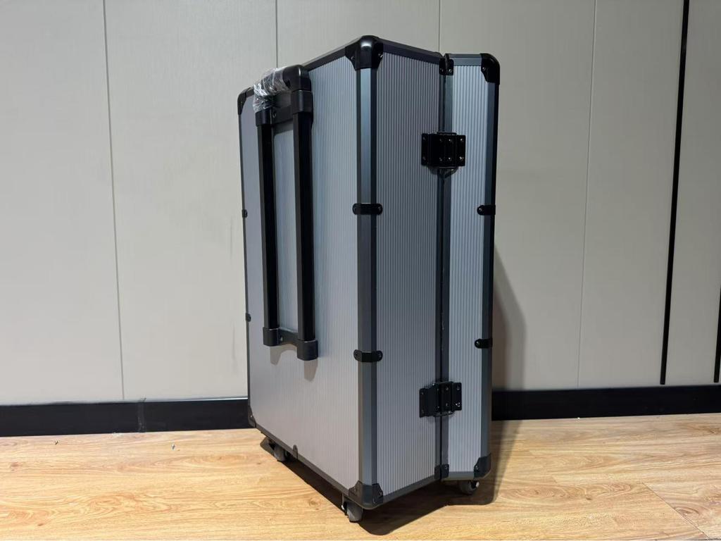 Customized Aluminum Alloy Shockproof Flight Case - Compression-Resistant Instrument Tool Box Trolley