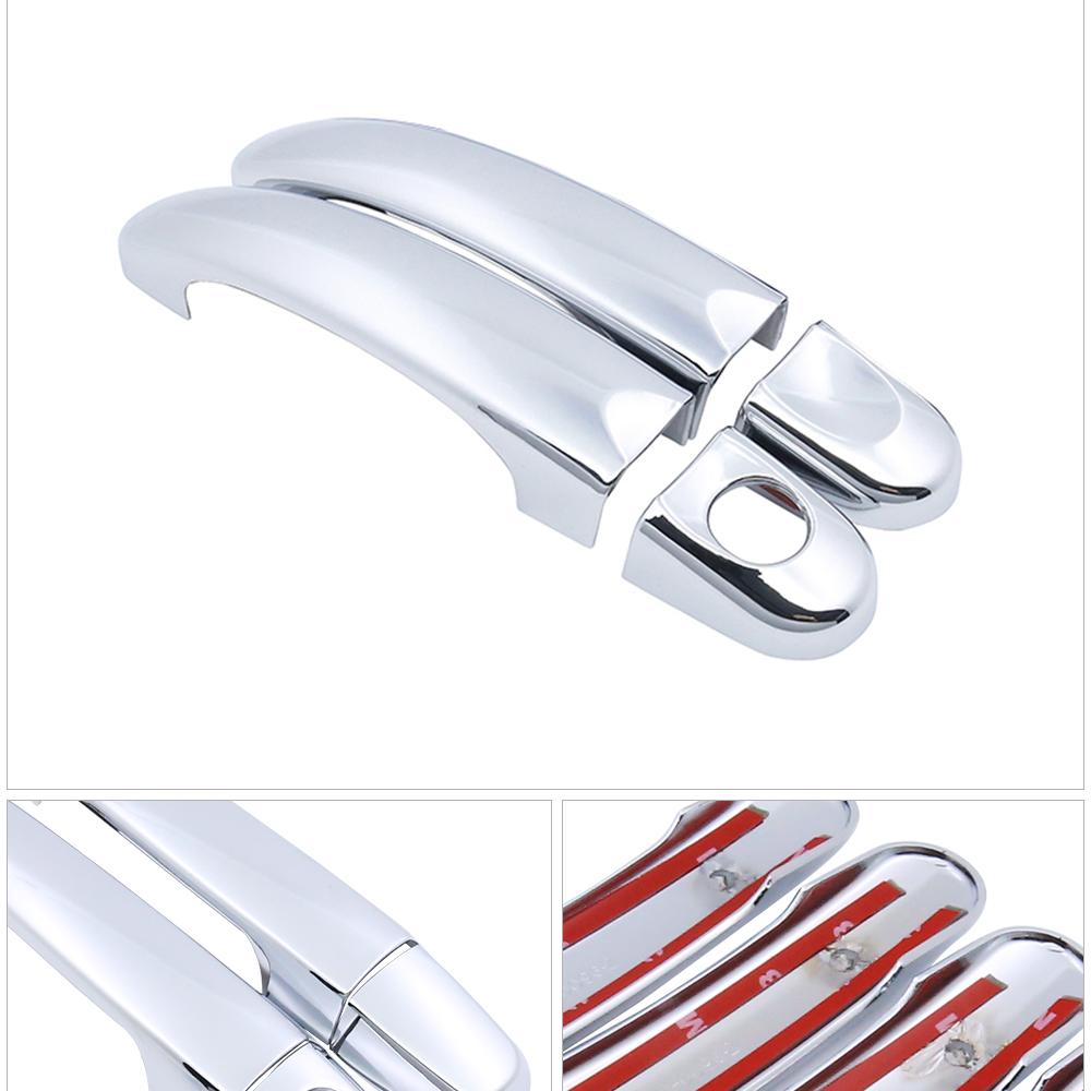 For Volkswagen VW New Beetle 1998~2011 Chrome Door Handle Cover Car Accessories Stickers Trim Set 1999 2001 2003 2005 2007