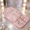 Portable Travel Storage Bag Foldable Design Jewelry Pouch Jewelry Case  Necklaces Earrings