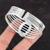 Purple Fire Labradorite Gemstone Bangle Handmade Bracelet 925 Sterling Silver Bangle Adjustable Cuff Bracelet Wedding Gifts Silver Jewelry