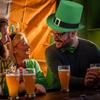 Svart band Leprechaun Hatt Unisex St. Patrick's Day Kostym St. Grön hatt för St. Patrick's Day Dam