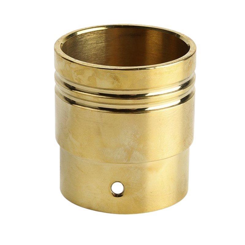 For Most 1-3/4 Inch Pipe Interceptors Universal Motorcycle Brass Drilled Exhaust Port Pipe End Cap Exhaust Tip Interior