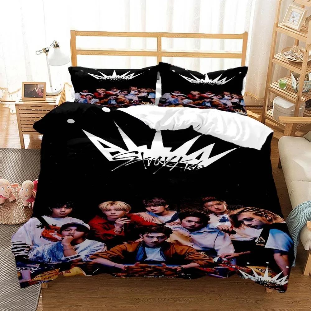 Streunende Kinder Fashion Men'S Group 3D Printed Bedding Queen Bedding Set Soft And Comfortable Customized King Size Bedding Set