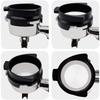54mm Coffee Powder Receiving Dosing Ring Rotatable Aluminum Alloy Loop For Breville 8 Series Coffee Machines Funnels Accessories