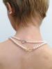Leeenoir Wave Toggle Pearl Necklace (6Mm/8Mm)(2Color)