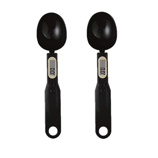 Digitale elektronische LCD-Küchenwaage, Mini-Löffel, Lebensmittelwaage, Kochen, Mehl, Milch, Kaffeepulver, Gewichtsmessung, 0,1-500g