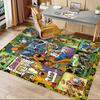 1pc Scoobydoo Mystery Night Carpet for Playroom Bedroom Living Room Sofa Home Decor,kids Game Area Rug Non-slip Floor Mat Y826101