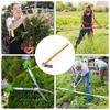 Garden Small Hoe With Wooden Handle Household Flower Hoe Gardening Hoe Outdoor Agricultural Tool Weeding loosening soil Tool