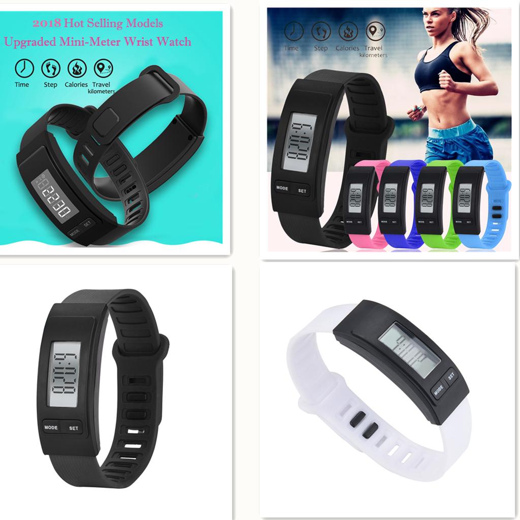 Buy sports Run Step Watches Bracelet Pedometer Calorie Counter Digital ...