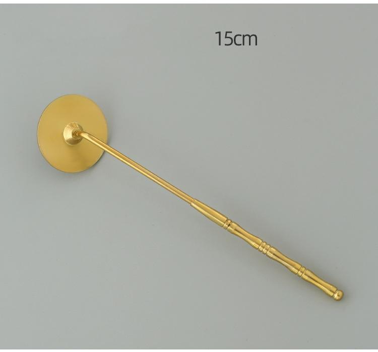 Brass Incense Seal Tool DIY Play Extension Incense Seal Incense Shovel Incense Scoop Ash Incense Sweep Incense Supplies Tools