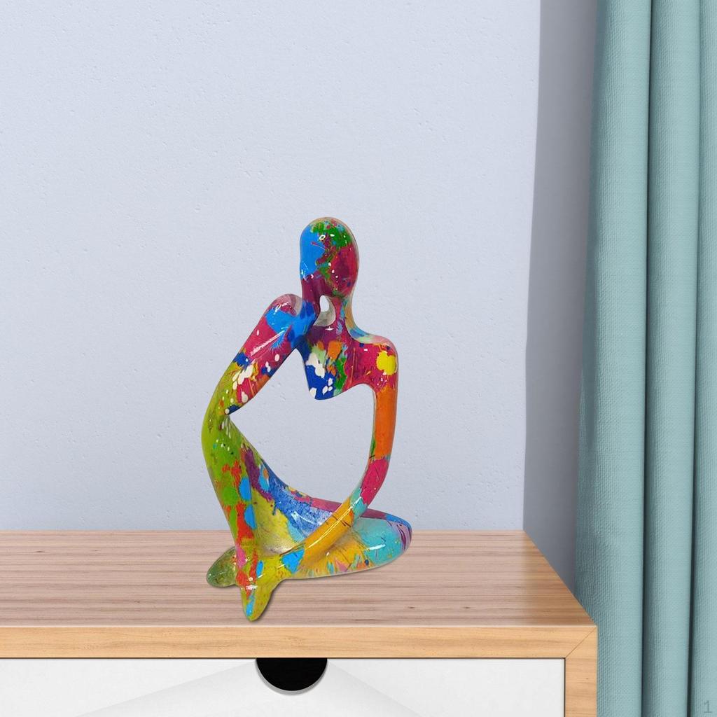 Abstract Thinker Figurine for Home Display And Decor