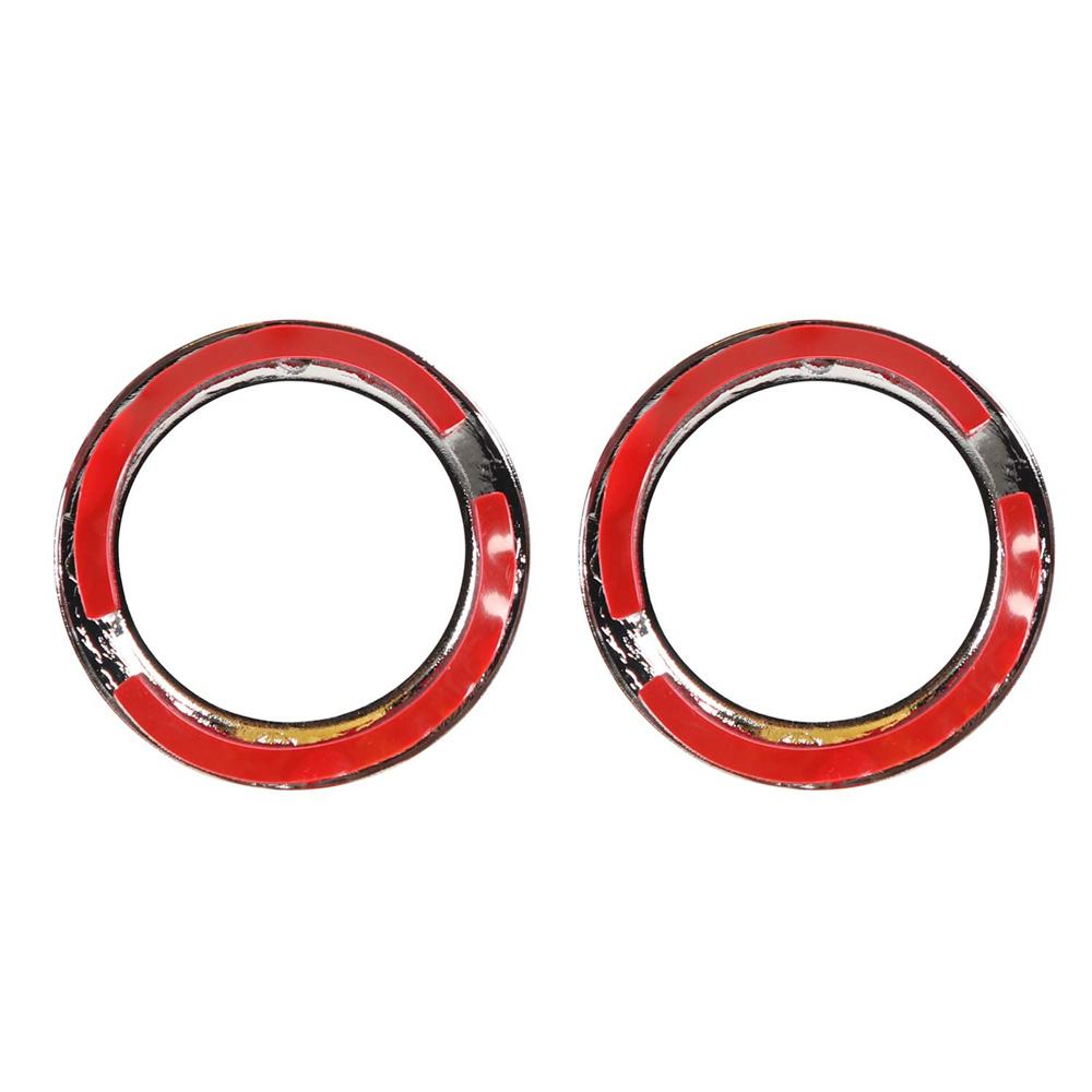 2x Chrome Front Door Speaker Trim Ring For Jeep Grand Cherokee Durango 2011-2021