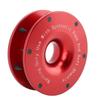 Winch Snatch Towing Ring Aluminium 33000lbs Break Strength Snatch Block Pulley for ATV UTV SUV Truck Dirt Bike 5 16 to