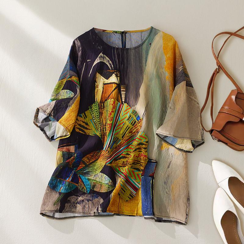 

Dimanaf Лето 2024, женская свободная футболка больших размеров, новые модные топы больших размеров с короткими рукавами, футболки в повседневном стиле One Size жёлтый