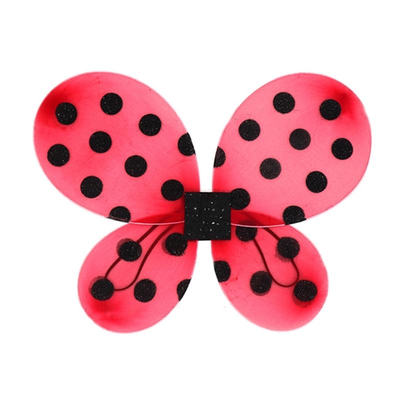 Cute Dreamlike Honeybee/Ladybirds Fairy Wing Birthday Party Halloween Princess Cosplay Props Ladybirds/Bees Costume Prop