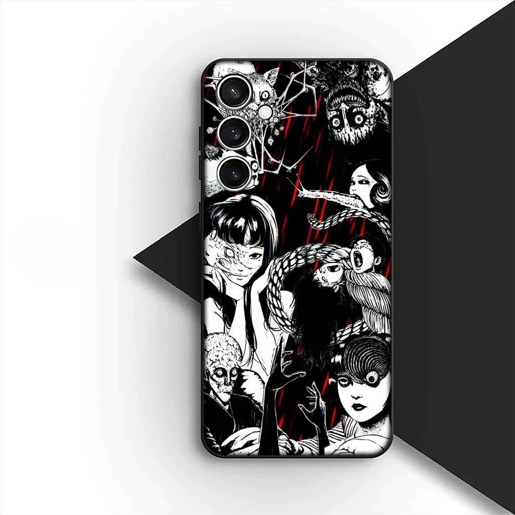 Serietidningar Junji Tomie Ito Kollektion Silikon Mobilskal till Apple iPhone 17 Air 12 13 Pro Max Mini ProMax 7 + 8 Plus Mjukt Skal