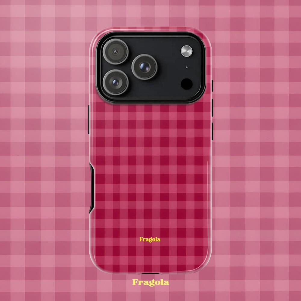 Clmj Checkered Phone Case For Samsung Galaxy A56 A36 A26 S26 S25 S24 S23 S20FE Ultra Plus 4G 5G Luxury Double-layer Back Cover