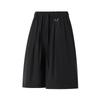 Men Solid Color Casual Loose Drawstring Straight Large Size Knee Length Shorts