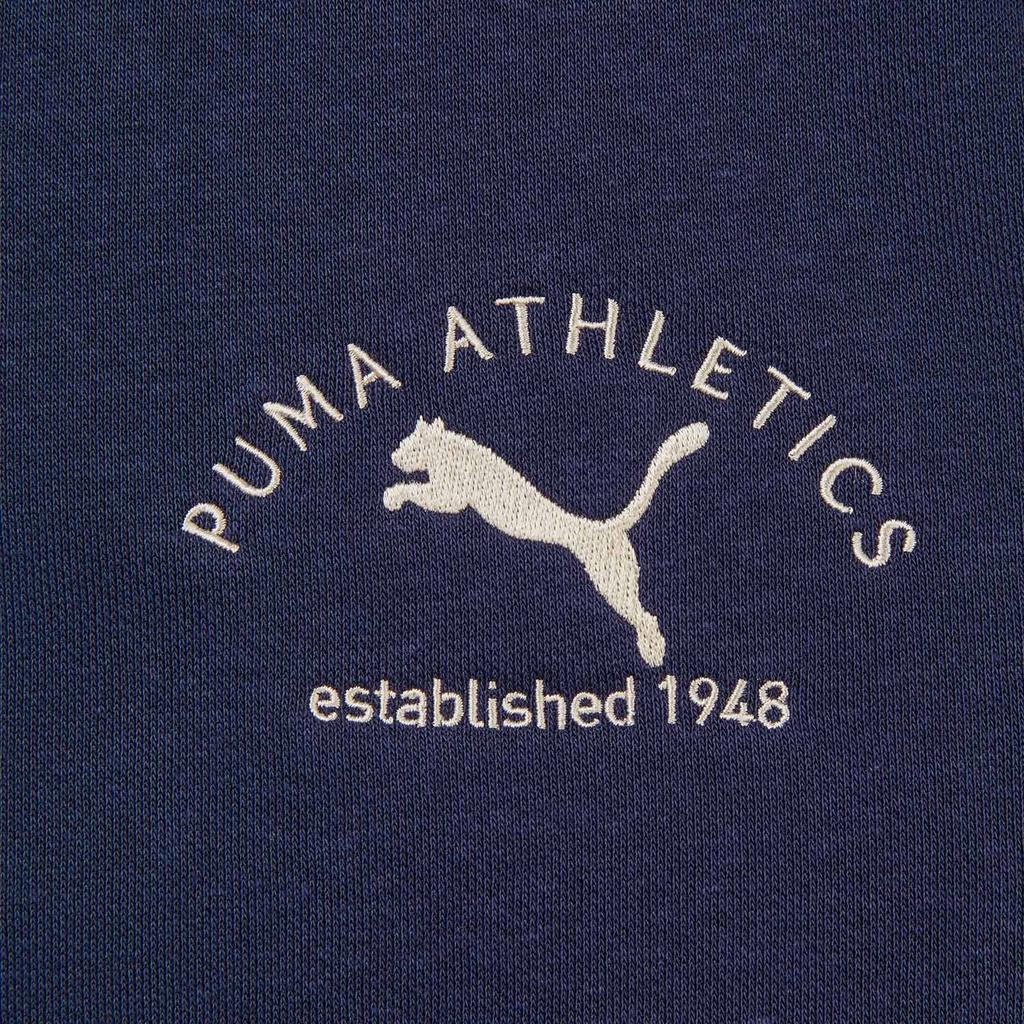 Puma Athletics FW25 Fleece Knit Crew Neck Warm Pullover Long Sleeve Sweatshirt Men sweatshirt 694697-06