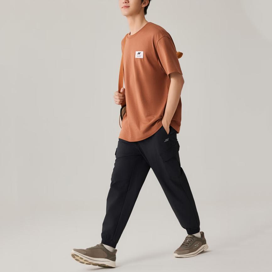Skechers Comfortable Sports Series Skin-Friendly Versatile Casual Pants Men Bottoms P325M063-0018