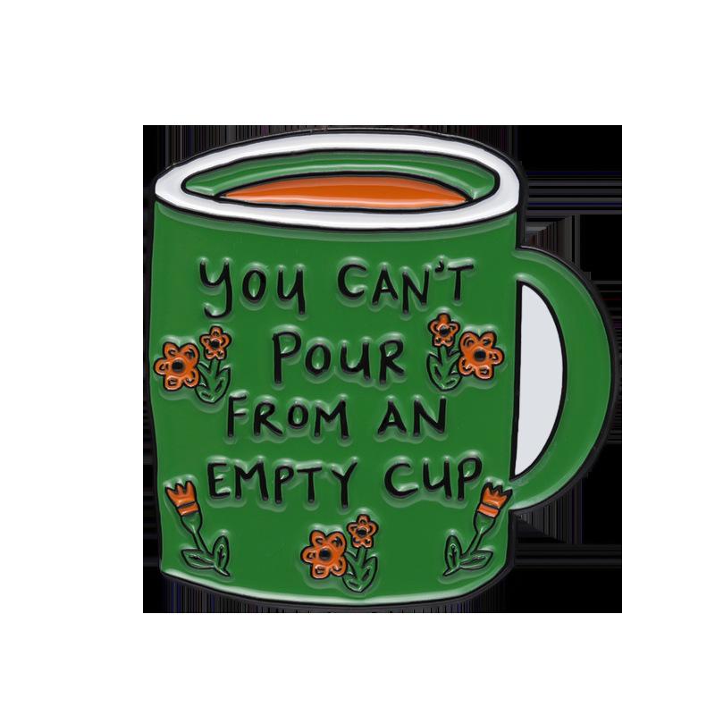 

Красочная Чайная Элегантная Чашка Брошь Шикарная Металлическая Булавка с Художественными Геометрическими Формами для Универсального Стиля XZ8707