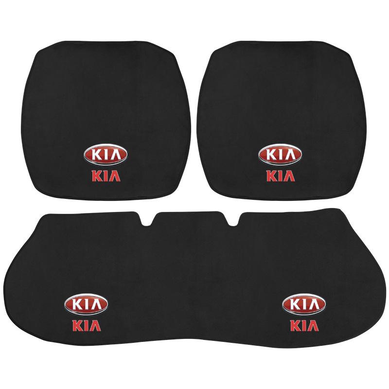 AHF1 For KIA Rio Ceed Sportage Cerato Sorento Picanto K5 Car Seat Cushion Non-Slip Cover Ice Silk Velvet Plush Auto Accessories