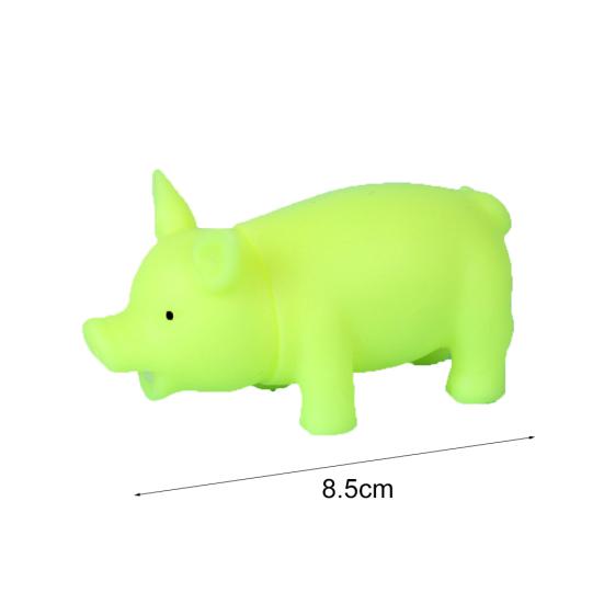 Funny Pig Squeeze Squeaky Sound Squeaker Adult Kids Vent Decompression Toy
