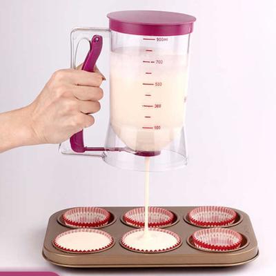 Batter Smör Separator Fördelare Tratt Mätkopp