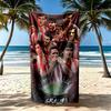 Atletico Madrid Beach Towel Super Soft Absorbent Comfortable Lightweight Perfect For Traveling Yoga Camping And Swimming