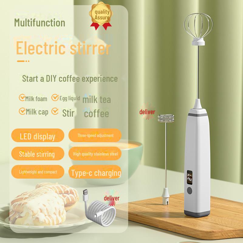 Mini spumant de lapte și ou multifuncțional fără fir