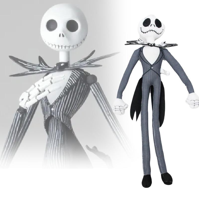 Entzückendes Plüschtier Jack Skellington Puppe Perfekt für Halloween- und Weihnachtsfeiern
