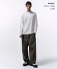MUSINSA STANDARD [City Leisure] Structured Mock Neck Long Sleeve T-Shirt [Stone White]