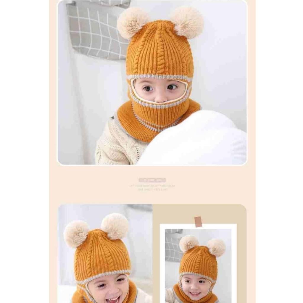 Kinderhüte, Fleece-Hüte, Verdickte Hüte, Warme Hüte, Wollmützen, Jungenhüte, Mädchenhüte, Kinderschals, Strickmützen