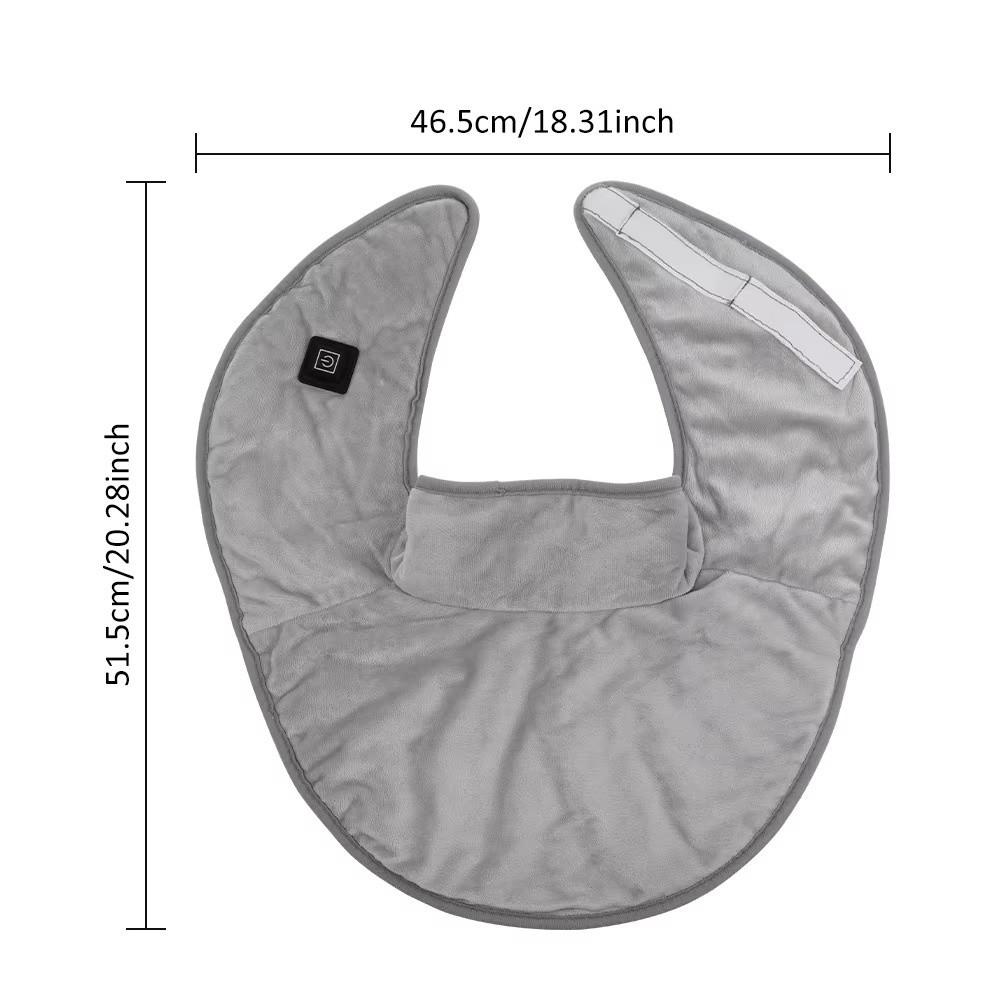 3 Heat Level Heated Shoulder Pad Fast Heating Massage Shoulder Pads Mattress Shawl Wrap  Winter