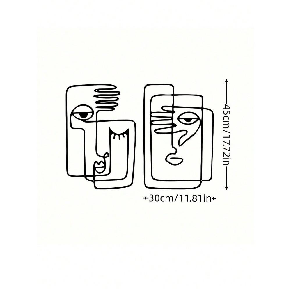 Metal Wall Art Wrought Iron Decor for Home Garden Holiday Gift