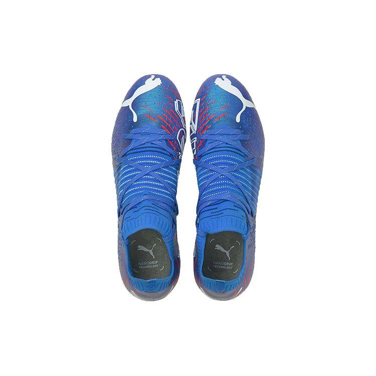 Puma Future Z 1.2 Round Toe Lace-Up Low Top Soccer Shoes Men Sneaker Blue 106476-01