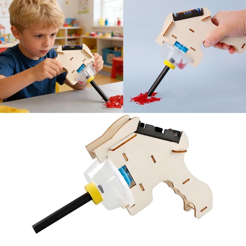 Wooden Vacuum Cleaner Model Kids Educational Toy Physics Experiment For Children Student Learn Engineering Principles