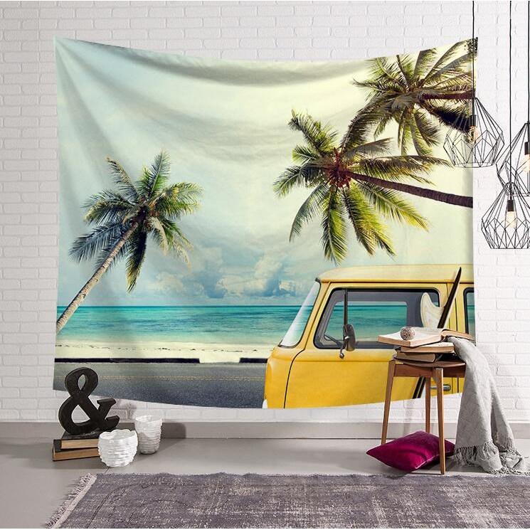 Ins style healing wall tapestry waterproof durable bedroom dormitory wall tapestry live broadcast background tapestry
