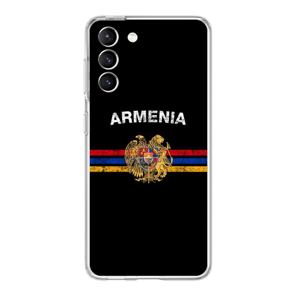 Armenia Armenian Flag Clear Silicone Phone Case For Samsung Galaxy S23 S22 5G S20 Ultra S21 FE 5G S10E S9 S8 S10 Plus Soft Cover