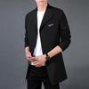 Men's Mid-Length High-End Trench Coat - Trendy Casual & Business Attire for Spring and Autumn