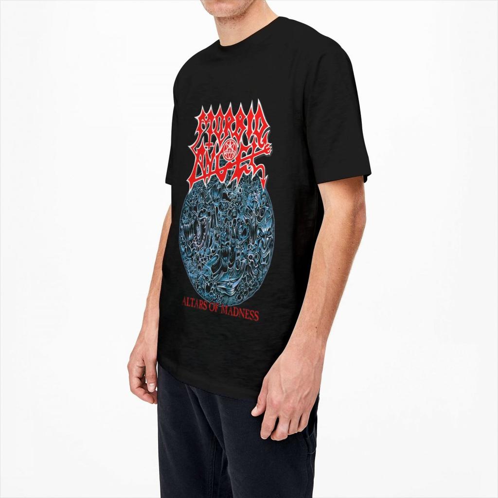 Morbid Angel Death Metal Altars Of Madness T Shirt Men Women Humor Cotton T Shirt O-Neck Printed Large Size T Shirt