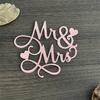 Heart Mr Mrs Metal Die Cuts Carbon Steel Cutting Dies Embossing Stencils for Card Photo Scrapbooking Decorations