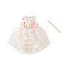 DAVE & BELLA Girls' Mesh Princess A-Line Dress
