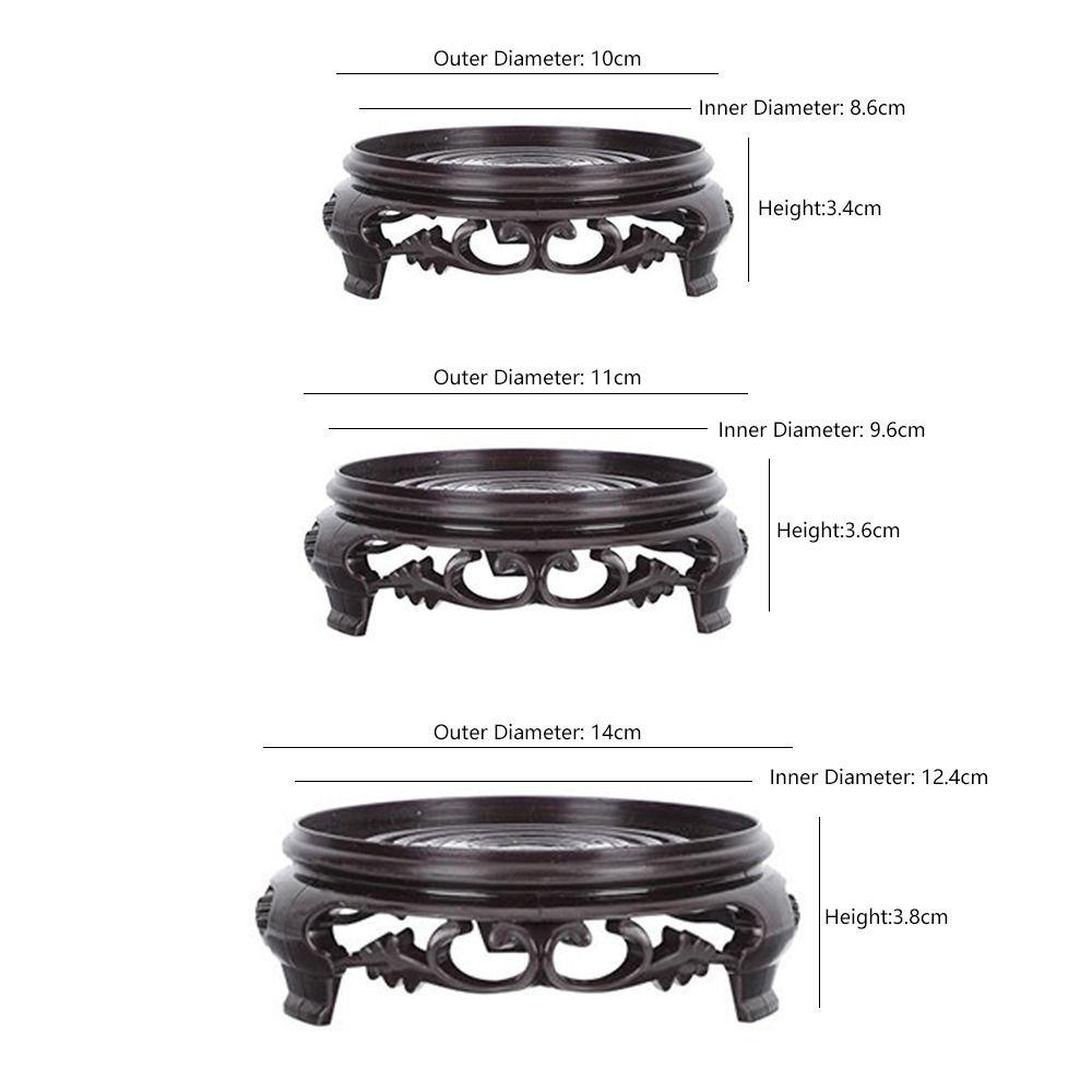 Round Flowerpot Base Plastic Flowerpot Mat Creative Flowerpot Tray  Hotel